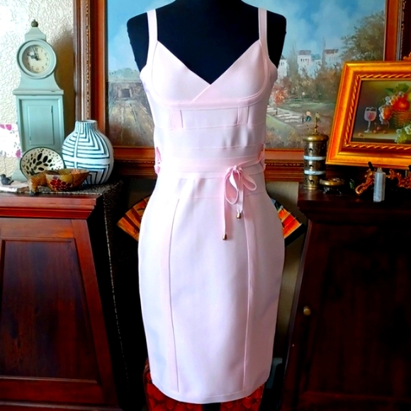 Pretty Bar Shop Dresses & Skirts - 🩷🎉Pink Rose' Bandage Dress🎀